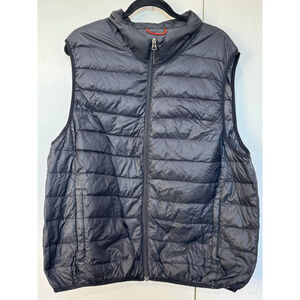 Men's HAWKE & Co. spirt performance Black down fill Packable Puffer Vest L